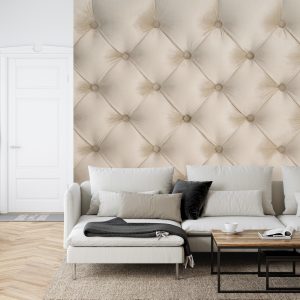 Papier Peint Beige Matelassé – Image 6