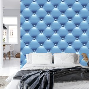 Papier Peint Bleu Matelassé – Image 8