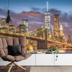 Papier Peint New York City La Nuit – Image 4