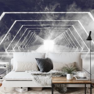 Papier Peint Forêt Dans Le Brouillard – Image 3