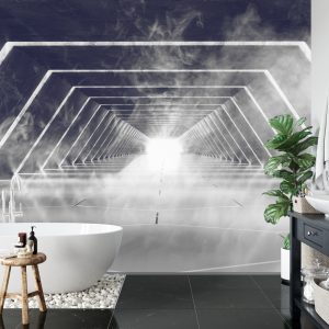 Papier Peint Forêt Dans Le Brouillard – Image 5