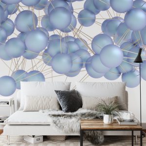 Papier Peint Boules 3D Modernes – Image 3