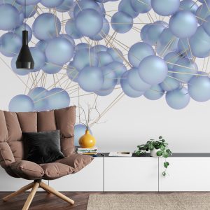 Papier Peint Boules 3D Modernes – Image 4