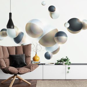 Papier Peint Boules 3D Modernes – Image 4