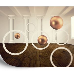 Papier Peint Boules 3D Modernes – Image 2