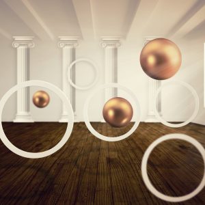 Papier Peint Boules 3D Modernes – Image 1