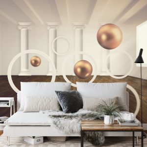 Papier Peint Boules 3D Modernes – Image 3