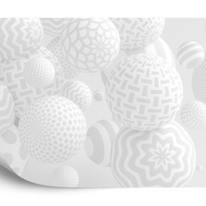 Papier Peint Boules 3D Modernes – Image 2