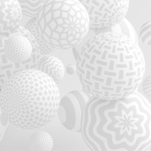 Papier Peint Boules 3D Modernes – Image 1