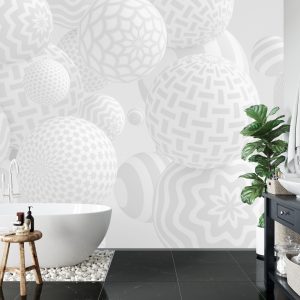Papier Peint Boules 3D Modernes – Image 5