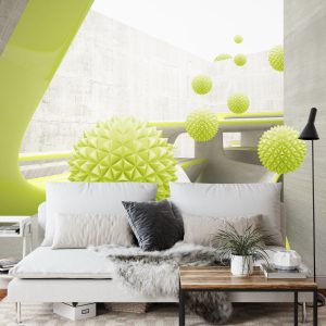 Papier Peint Boules 3D Modernes – Image 3