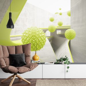 Papier Peint Boules 3D Modernes – Image 4