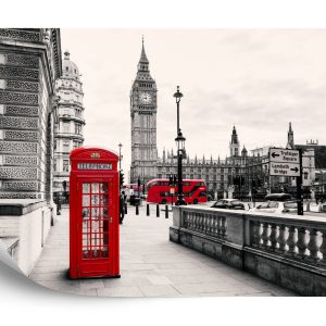 Papier Peint Londres Noir Et Blanc – Image 2