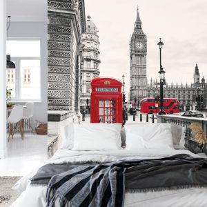 Papier Peint Londres Noir Et Blanc – Image 8