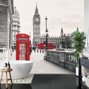 Papier Peint Londres Noir Et Blanc – Image 5