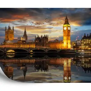 Papier Peint Londres La Nuit – Image 2