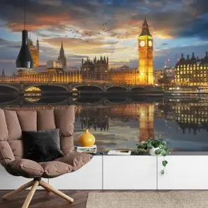 Papier Peint Londres La Nuit – Image 4