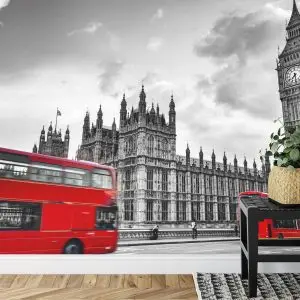 Papier Peint Londres Noir Et Blanc – Image 7