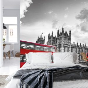 Papier Peint Londres Noir Et Blanc – Image 8