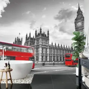 Papier Peint Londres Noir Et Blanc – Image 5