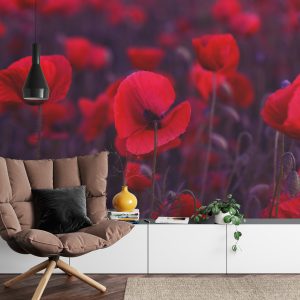 Papier Peint Coquelicots Rouges Sauvages – Image 4
