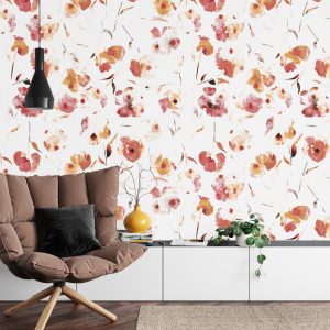 Papier Peint Coquelicots Peints – Image 4