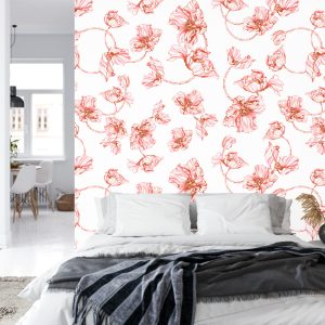 Papier Peint Coquelicots Aquarelle – Image 8