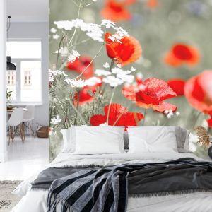 Papier Peint Coquelicots Rouges Sauvages – Image 8