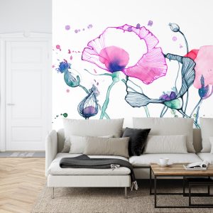 Papier Peint Coquelicots Colorés – Image 6