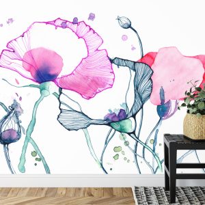 Papier Peint Coquelicots Colorés – Image 7