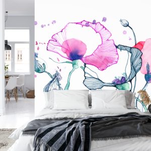 Papier Peint Coquelicots Colorés – Image 8