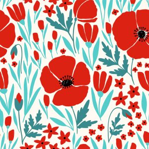 Papier Peint Fleurs De Coquelicots – Image 1