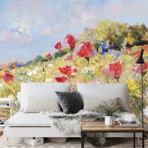 Papier Peint Coquelicots Peints – Image 3