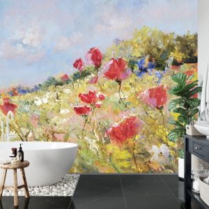 Papier Peint Coquelicots Peints – Image 5