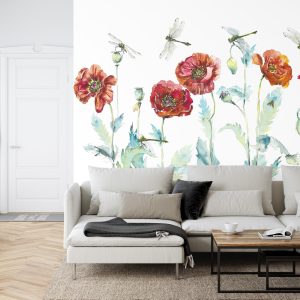 Papier Peint Coquelicots Aquarelle – Image 6