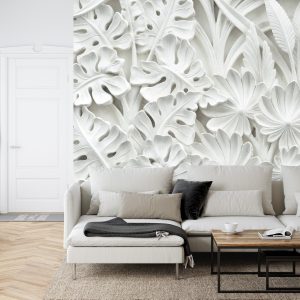 Papier Peint Feuilles 3D – Image 6