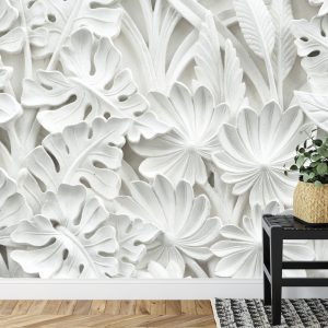 Papier Peint Feuilles 3D – Image 7