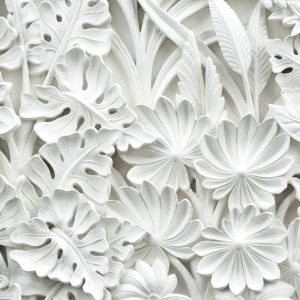 Papier Peint Feuilles 3D – Image 1