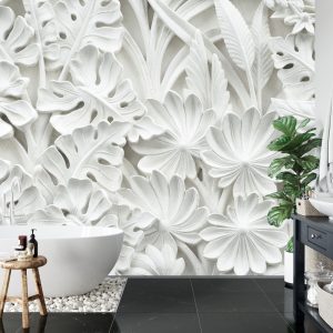 Papier Peint Feuilles 3D – Image 5