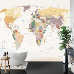 Papier Peint Carte Du Monde – Image 5