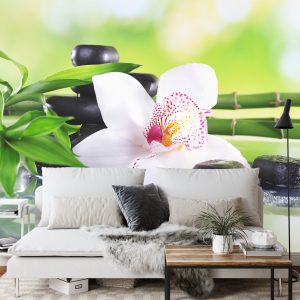 Papier Peint Belle Orchidée Spa – Image 3