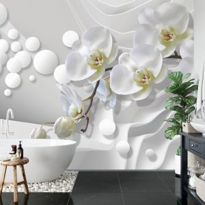 Papier Peint Orchidées Blanches – Image 5