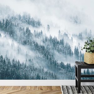 Papier Peint Forêt Dans Le Brouillard – Image 7