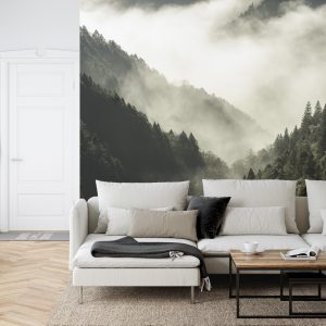 Papier Peint Forêt Dans Le Brouillard – Image 6