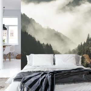 Papier Peint Forêt Dans Le Brouillard – Image 8