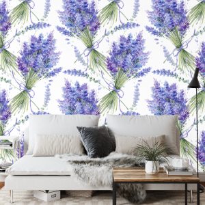 Papier Peint Forêt Dans Le Brouillard – Image 3