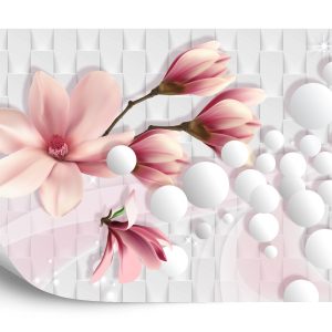 Papier Peint Magnolia Coloré – Image 2