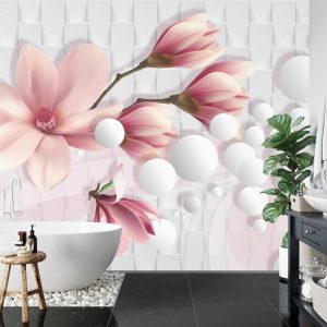 Papier Peint Magnolia Coloré – Image 5