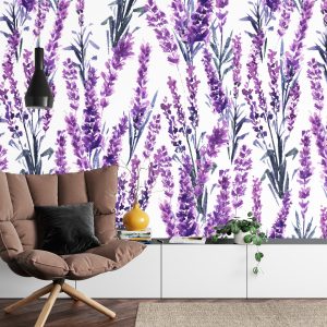 Papier Peint Fleurs De Lavande – Image 4