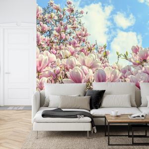 Papier Peint Magnolia À Fleurs Colorées – Image 6